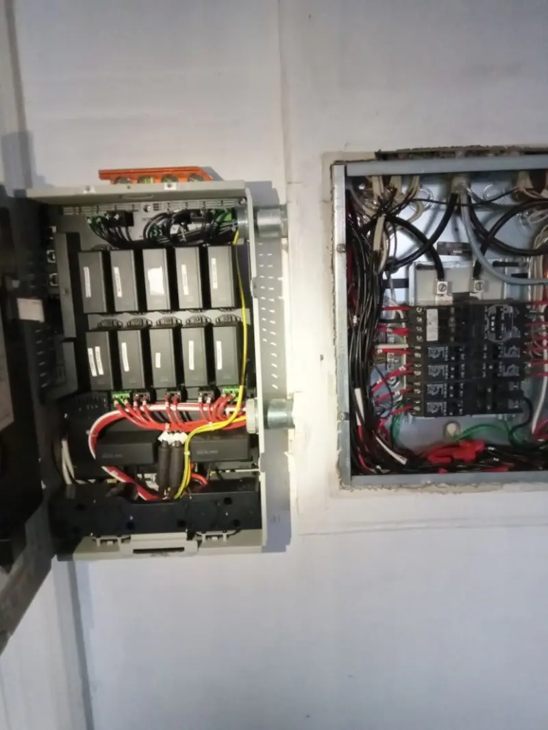 Electrical panel upgrade completed for Security Camera Wiring in Royal Palm Beach